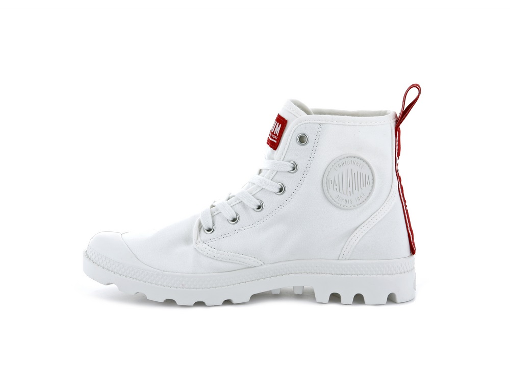 Botas Palladium PAMPA HI DARE Mujer Blancas | Costa Rica-39820